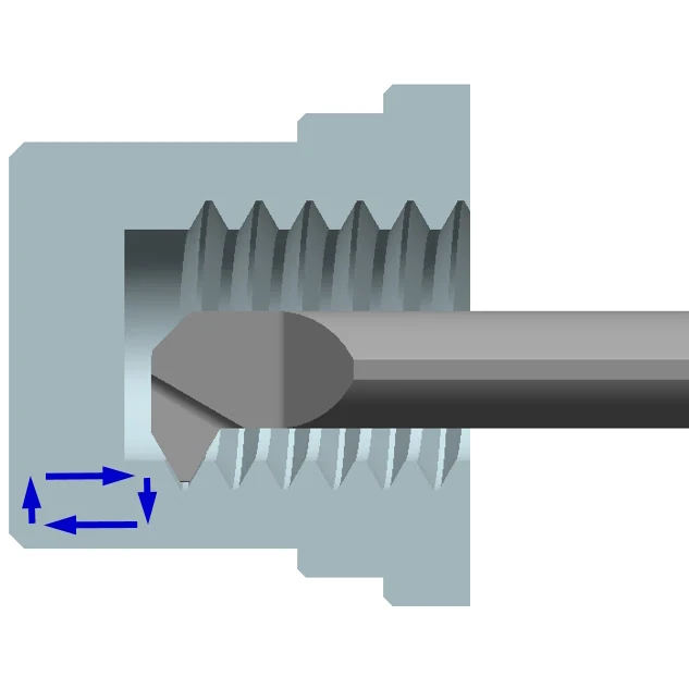 Мини-резец резьбовой MKRER-050-220-600-NS