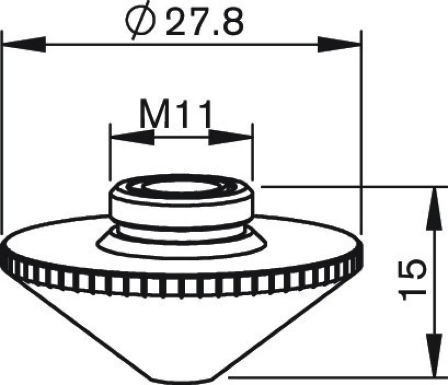 Двойное сопло Ø2.5 (PT358-0007X)