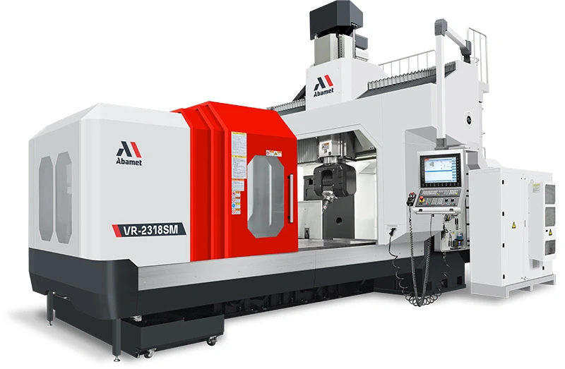 Пятиосевой фрезерный обрабатывающий центр с ЧПУ по металлу VR-2318SM, двухколонный, стол 2300х1600 мм