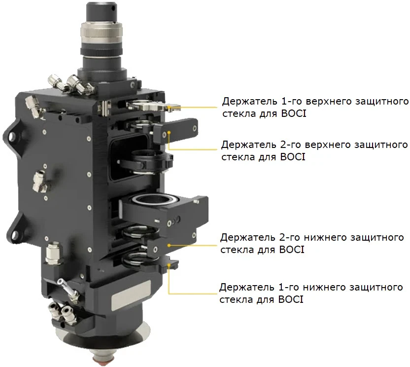 Держатель 1-го нижнего защитного стекла для BOCI 421