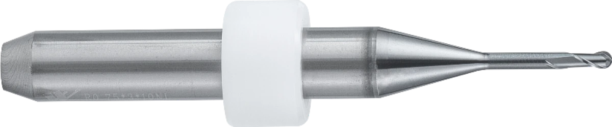 Фреза концевая твердосплавная BTZ01-BNFN3-010-016-050-IM, сферическая, обниженная шейка, ØD 1 мм