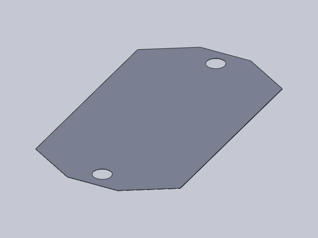 Термопрокладка 3.75X2.15 RoHS W/2 MNTNG