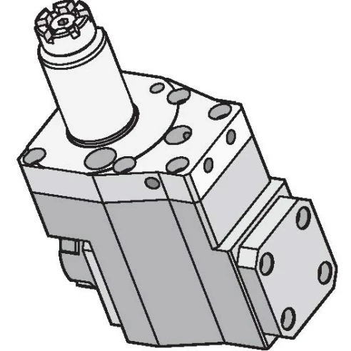 Приводной угловой блок со смещением AdvaCUT VDI30 DIN5480, ER25, T=1:1, RMP=5000, внеш. СОЖ