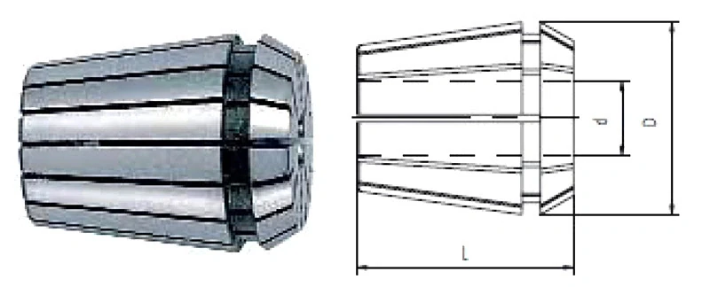Цанга ER16, ø1.5 мм, высокоточная, макс. биение 0,005 мм