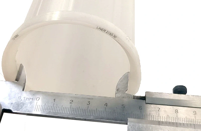 Пластиковая направляющая для податчика прутка (70 мм)