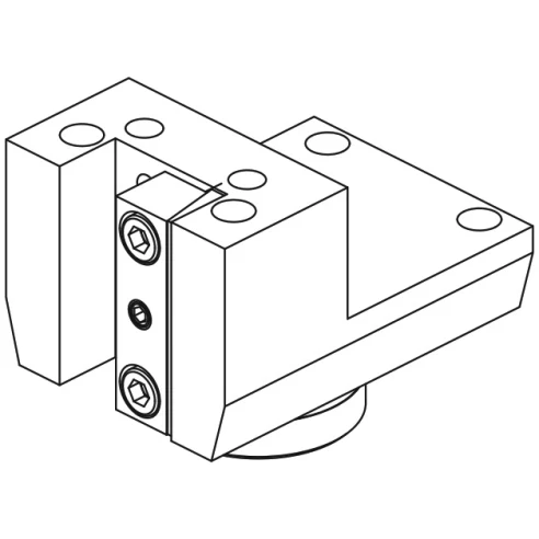 Держатель радиальных резцов 25х25 мм, BMT68 MAZAK, H=80 мм
