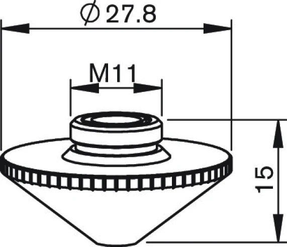 Двойное сопло Ø3.0 (PT358-0030X)