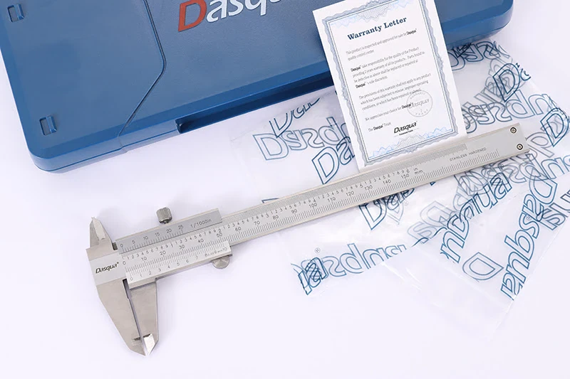 Штангенциркуль нониусный с цельной рамкой; 0-150мм/0-6"; 0,02мм/0,001"