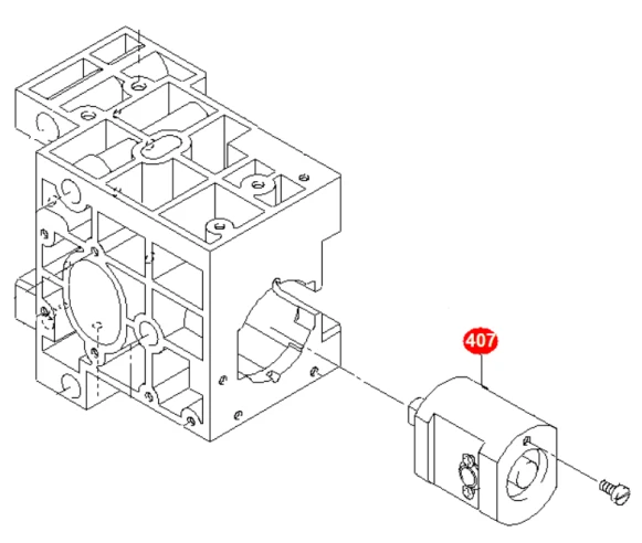 Измельчитель проволоки (рубщик), Mitsubishi. Реплика 602758 (S684D888P33)