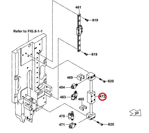 Воздушный цилиндр. Реплика X088D858H01