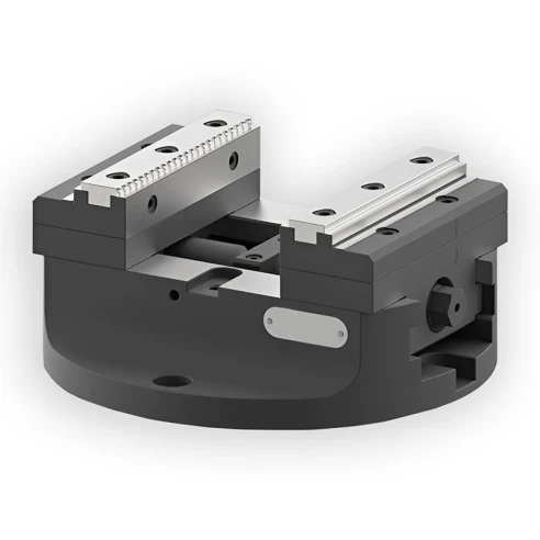 Тиски самоцентрирующиеся ø210 мм, ACR1-125 AdvaCut, для поворотного стола, 125x152 мм