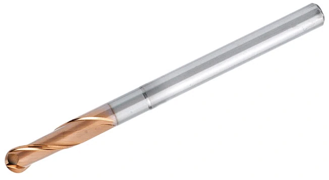 Фреза концевая твердосплавная AHL184-BNFN2-010-004-050, сферическая, обниженная шейка, ØD 1 мм