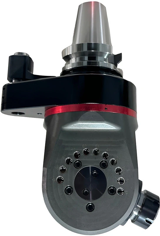 Фрезерная угловая головка ER32, регулируемая (±100°), 4000 об/мин, H=300, BT50 MAS-403/BT