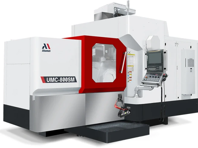 Пятиосевой фрезерный станок с ЧПУ по металлу UMC-800SM, двухколонный, стол-планшайба Ø800 мм