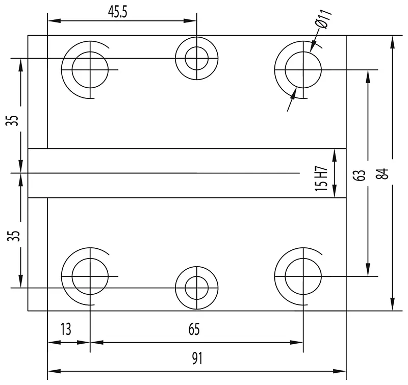 Держатель расточных резцов и корпусных сверл Ø40 мм, BMT55 BIGLIA, H=80 мм