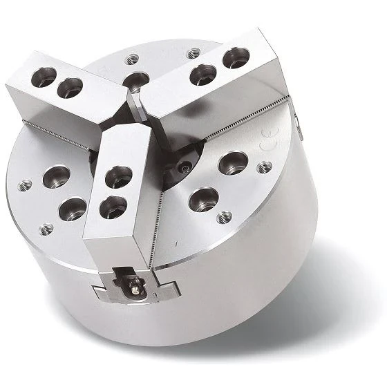Гидравлический высокоскоростной 3-х кулачковый патрон, Ø110 мм, сквозное отверстие 26 мм