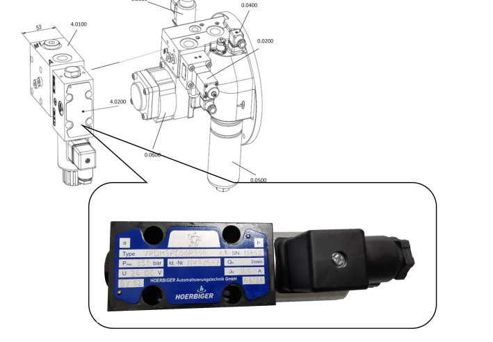 HV07097  Пропорциональный регулятор давления VPDM3PC06P300 B1