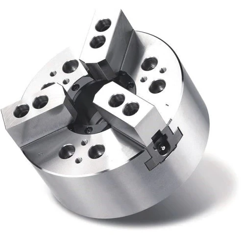 Гидравлический высокоскоростной 3-х кулачковый патрон, Ø455 мм, сквозное отверстие 166,5 мм, посадка A2-11, для ST-45