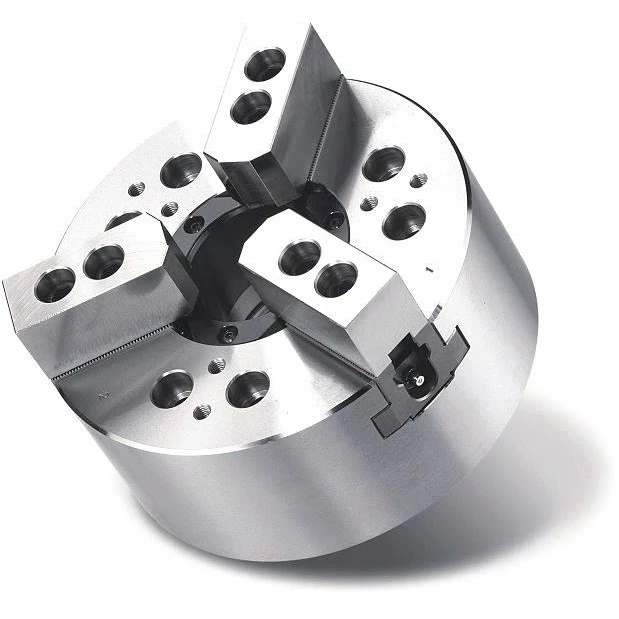 Гидравлический высокоскоростной 3-х кулачковый патрон, Ø455 мм, сквозное отверстие 166,5 мм, посадка A2-11, для ST-45