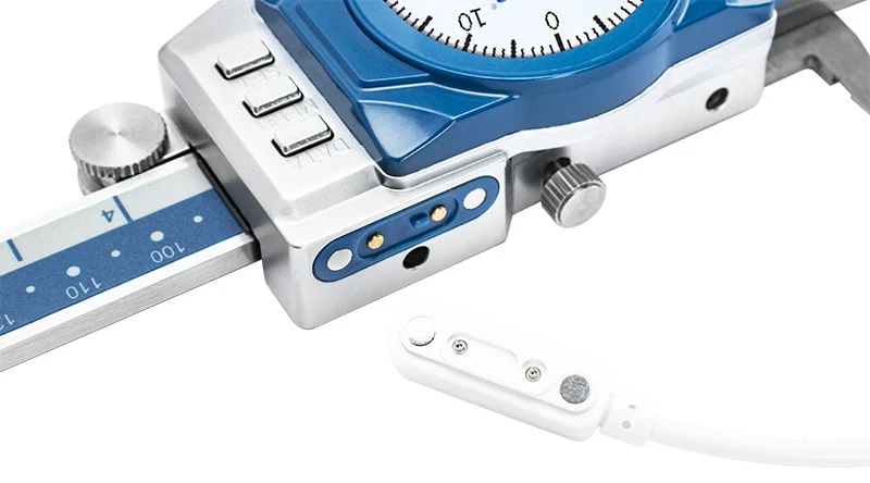 Штангенциркуль цифровой IP67 с индикацией круговой шкалы и с Bluetooth; 0-150мм/0-6"; 0,01мм/0,0005"