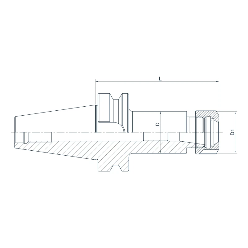Цанговый патрон AdvaCut BT30 ER16, ø1-10 мм, H=70; MAS403/BT; AD; G6,3