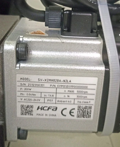 Мотор осей UV HCFA 200W (SV-X2MH020A-N2CA)