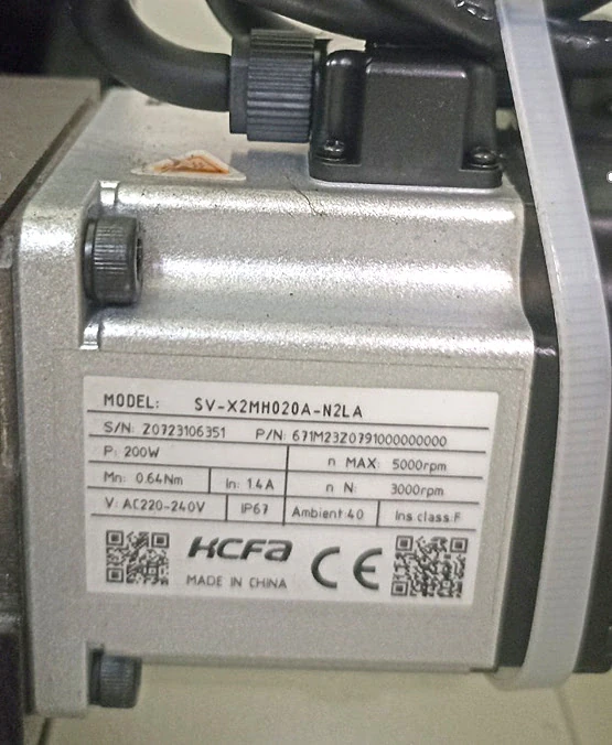 Мотор осей UV HCFA 200W (SV-X2MH020A-N2CA)