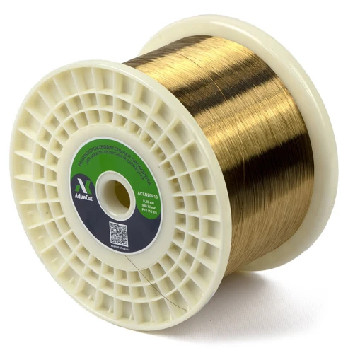 Латунная проволока AdvaCut для электроэрозии, Ø 0,20 мм, σ 1050 Н/мм2, катушка P10, 10 кг