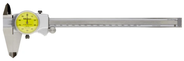 Штангенциркуль с круговой шкалой, 0-200 мм, 0,01 мм