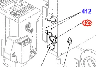Пружинный манометр R1/8 0,4 МПа (DEM5600, 280019). Реплика  S800D899P13