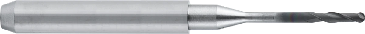 Фреза концевая твердосплавная BTZ01-BNFN3-010-016-050-CN, сферическая, обниженная шейка, ØD 1 мм