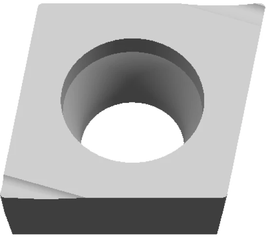 Пластина токарная позитивная CCET060204R-PS-CE1005