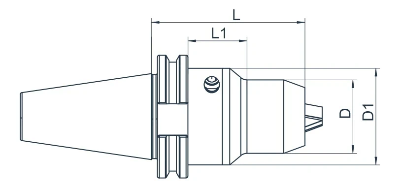 Cверлильный патрон AdvaCut SK50, ø1-13мм, L=100мм, DIN69871; AD; G6,3;