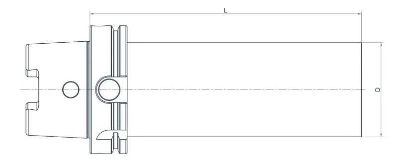 Заготовка оправки AdvaCut HSK50A, ø65мм, L=200мм; DIN 69893