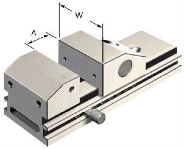 Тиски высокоточные, серия OK, 60x80 мм, Art. 666S