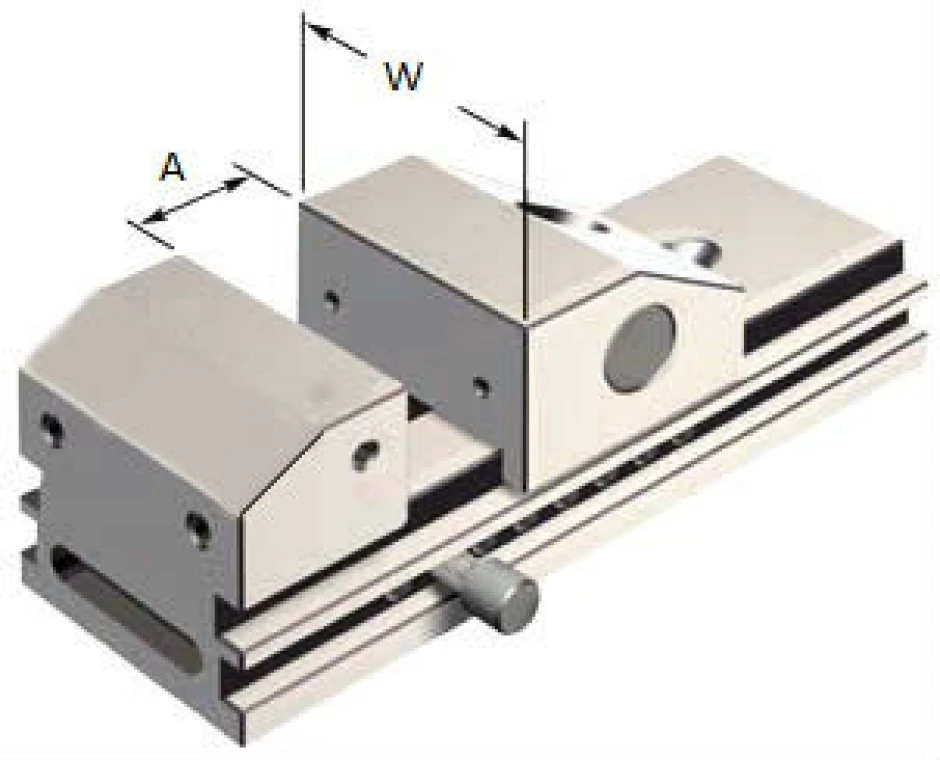 Тиски высокоточные, серия OK, 60x80 мм, Art. 666S