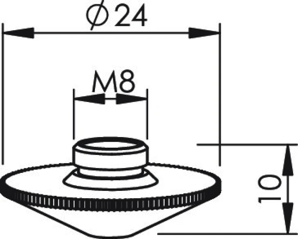 Сопло одинарное Ø2.3 HD (126933, TR301-6933X)