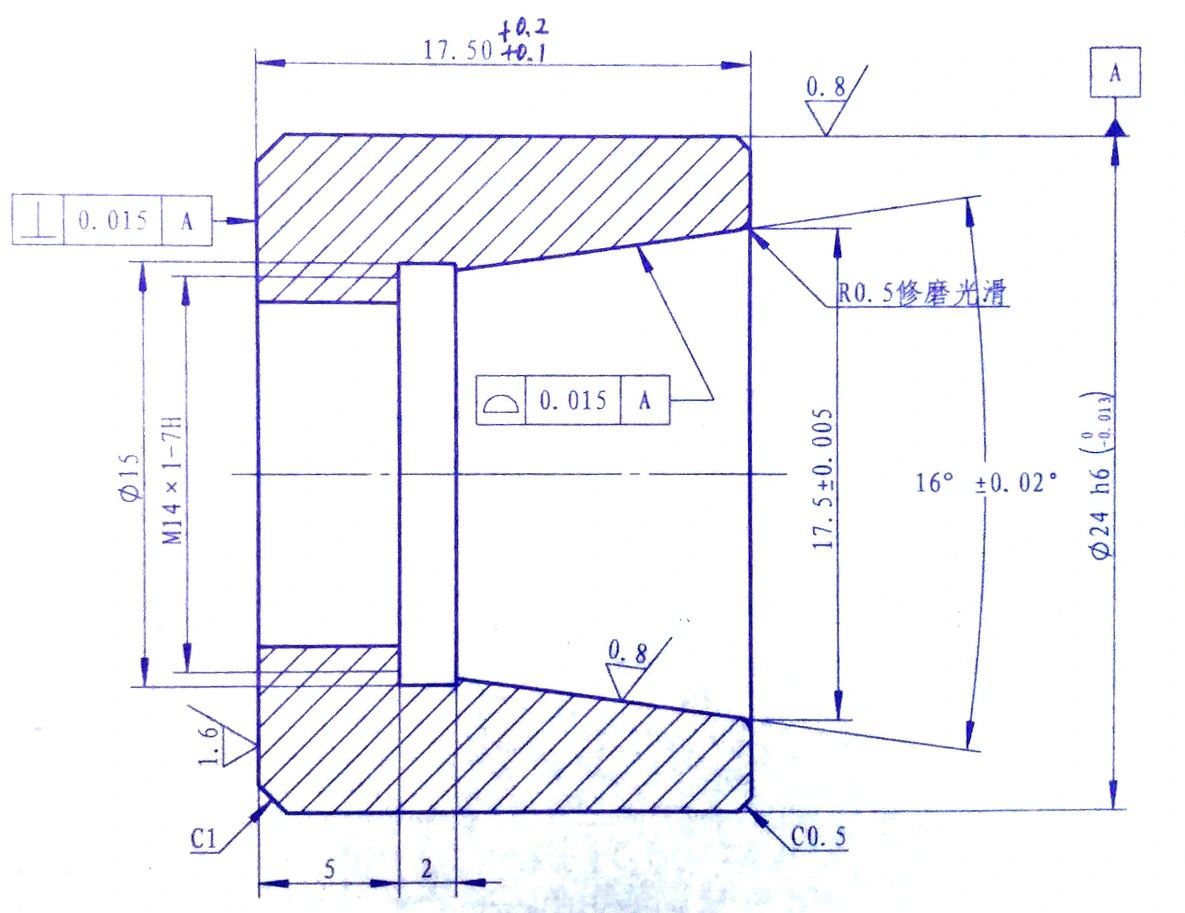 Втулка фиксации револьвера MTE3018 (T17-06.300.000-12B)