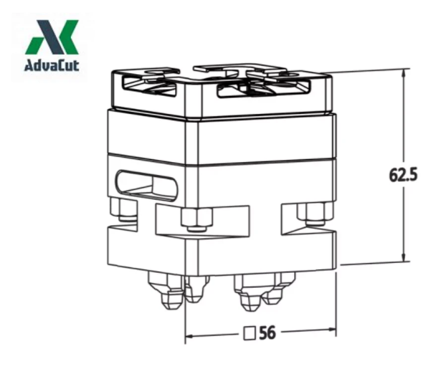Адаптер с 3R System на Erowa ITS50 