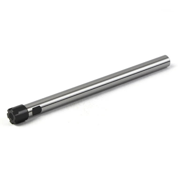 Цанговый патрон с цилиндрическим хвостовиком и мини-гайкой D10xER8 Mini, H=130