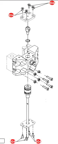 Винт P-SUS304-SA M3X6. Реплика S900N142P06