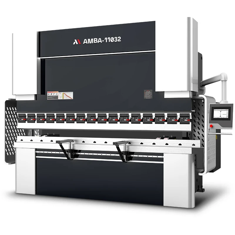 Серво-гидравлический листогибочный пресс с ЧПУ AMBA-11032, 3200 мм, 110 тонн