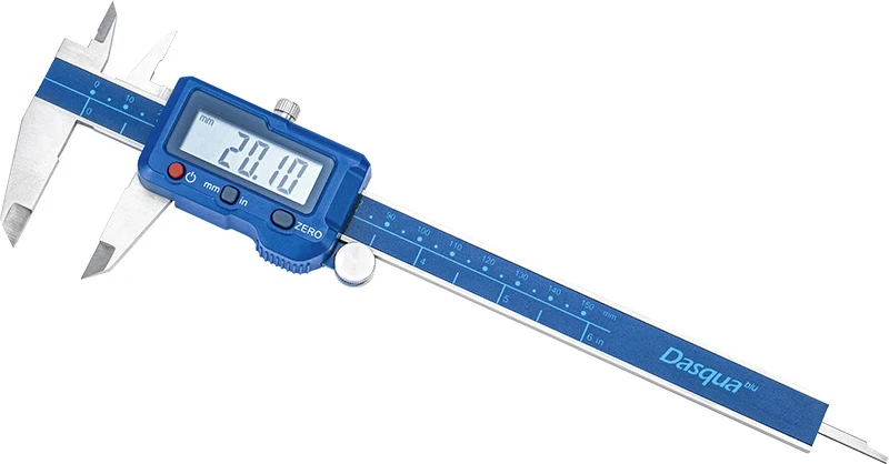 Штангенциркуль цифровой; 0-150мм/0-6"; 0,01мм/0,0005"/1/128"