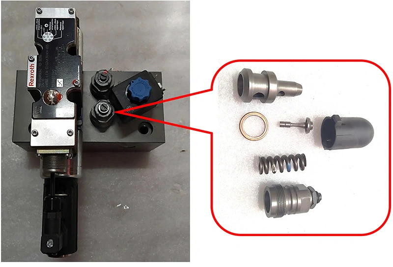 Перепускной регулировочный клапан S6 для станков AMB 150 t