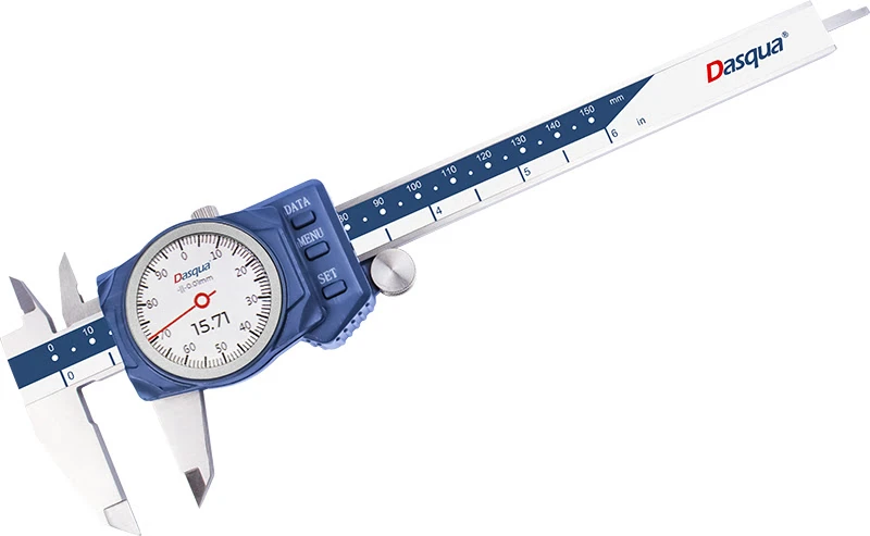 Штангенциркуль цифровой IP67 с индикацией круговой шкалы и с Bluetooth; 0-150мм/0-6"; 0,01мм/0,0005"