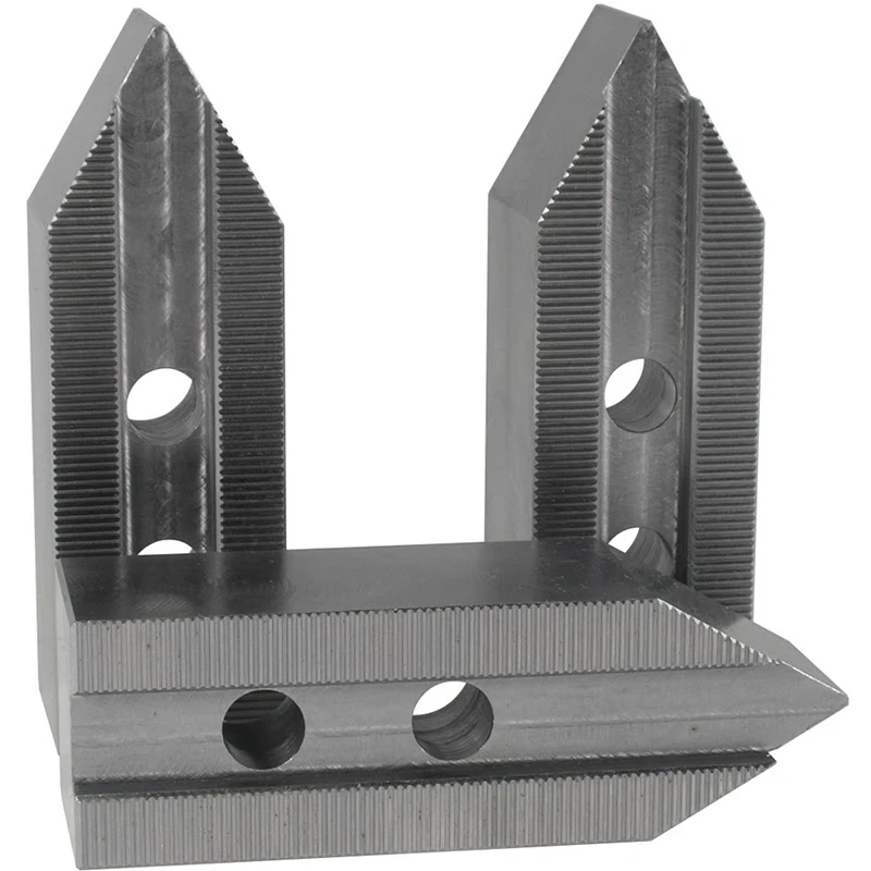 Спец. мягкие заостренные кулачки 60° (3 шт.) для гидравл. патрона 10", 110x40х60 мм, паз 16 мм, МЦ 30 мм, М12, гребенка 1,5x60