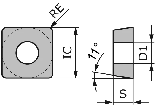 Пластина токарная SPMT090304-TFPM-CF1010