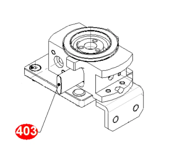 Токоподвод верхний/нижний, D= 5 x 18 x 41mm, Mitsubishi MV\MP. Реплика 259320 (X089D256H02)