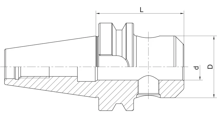 Патрон AdvaCut Weldon BBT40, отверстие ø20мм, L=63мм; MAS403/BT; AD; G6,3