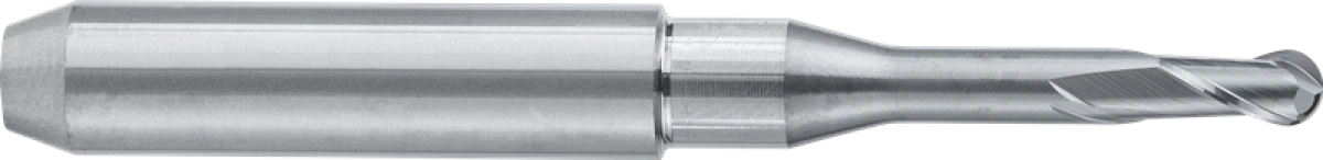 Фреза концевая твердосплавная BTZ01-BNFN2-020-020-100-LL-AR, сферическая, обниженная шейка, ØD 2 мм